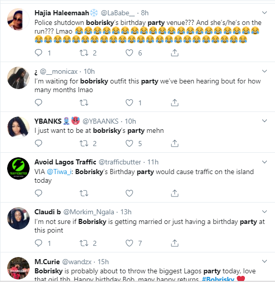 Nigerians react after Police shutdown venue of Bobrisky