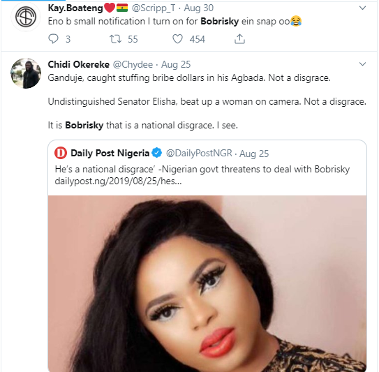 Nigerians react after Police shutdown venue of Bobrisky