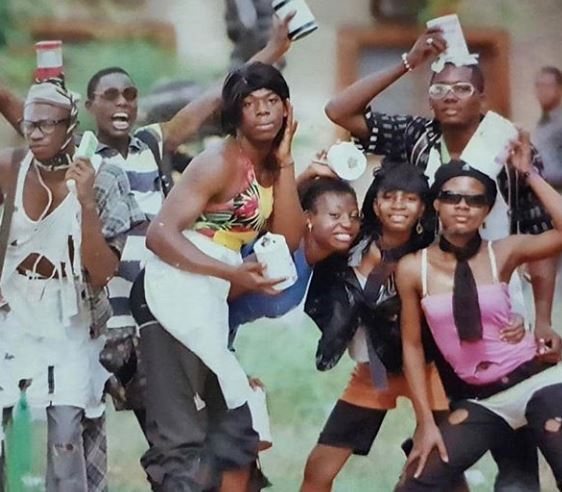 Epic throwback photo of BBNaija housemate, Frodd dressed as a woman