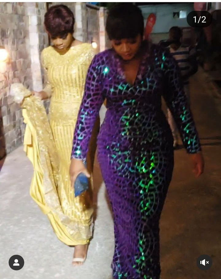 Omotola Jalade Ekeinde and daughter Princess majestically step into event in matching hairstyles and floor-length gowns (video)