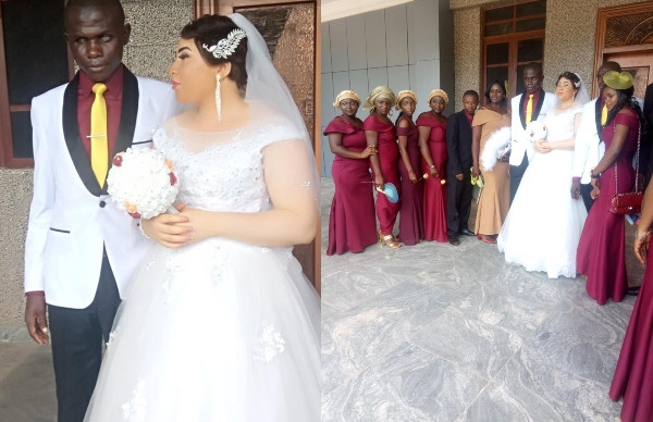 Beautiful lady marries a blind man in Nasarawa State (photos)