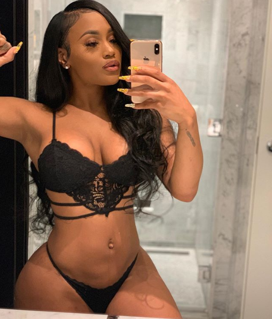 Lira Galore shows off her curvaceous body in lingerie pant and bra (Photos)
