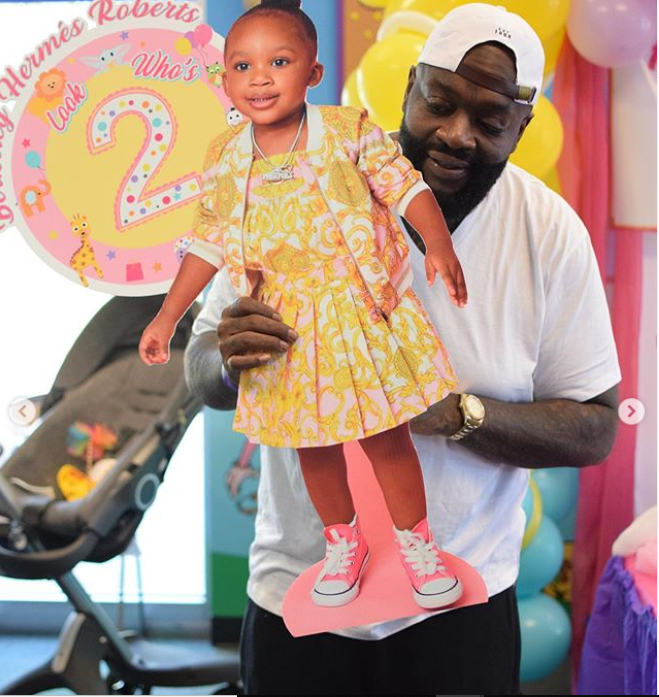 Rapper Rick Ross grabs his girlfriend Briana Camille