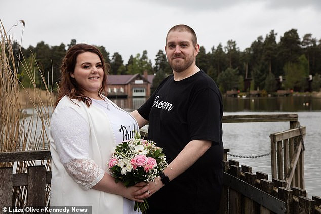 Couple get married in t-shirts, jeans and trainers to prove you don