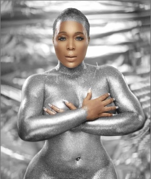 Most Abebe goes naked in new photos with only body paint covering her modesty