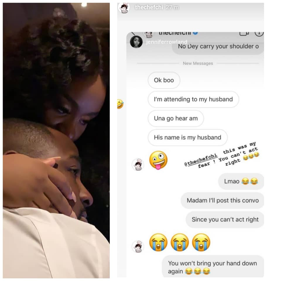 Aww...Chioma is already referring to Davido as