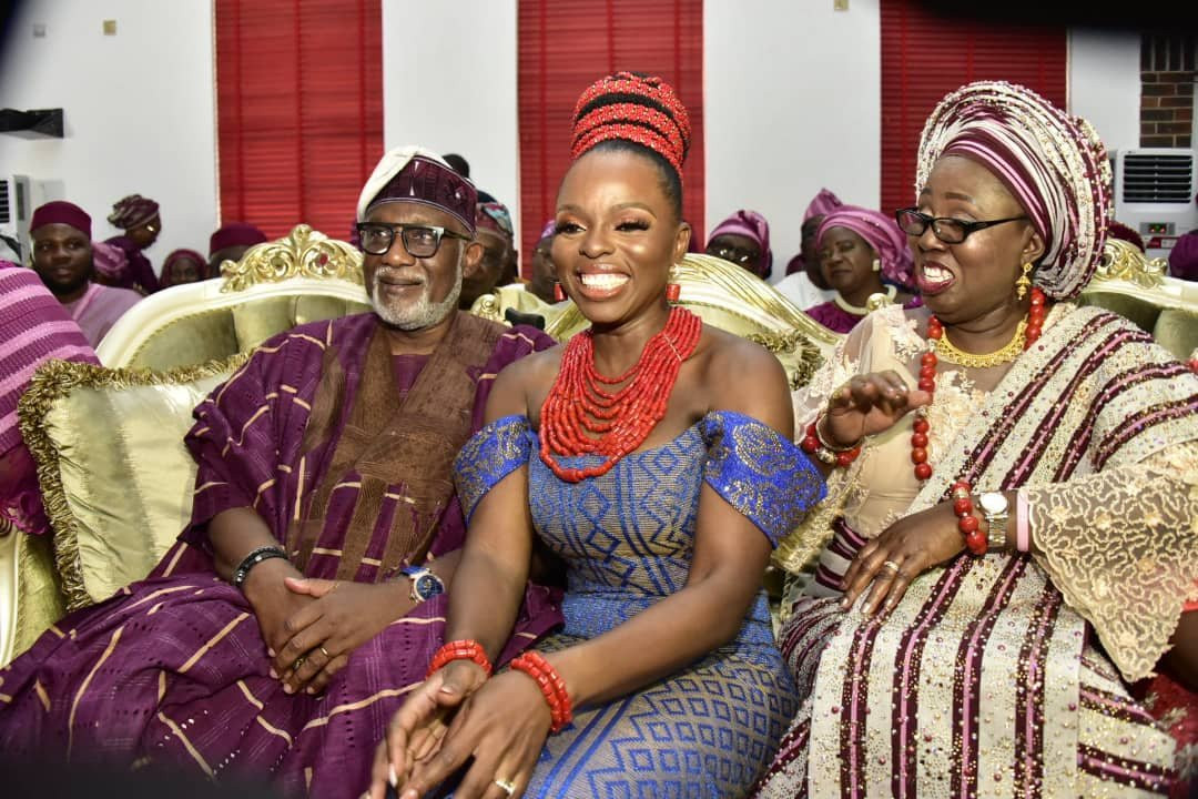 Photos:  Bola Tinubu, Bisi Akande, others at Governor Akeredolu daughter?s wedding