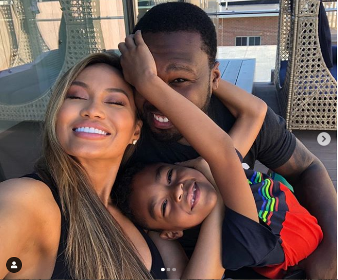  50 Cent and ex-girlfriend Daphne Joy pictured together with their son in adorable photos
