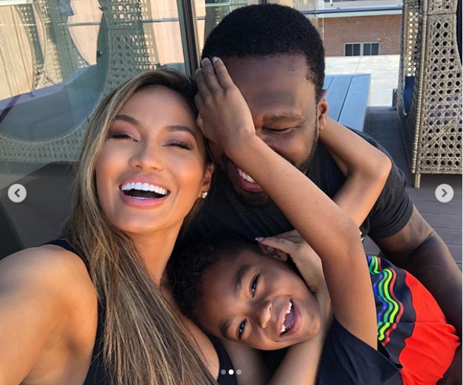  50 Cent and ex-girlfriend Daphne Joy pictured together with their son in adorable photos