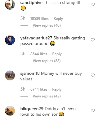 Lori Harvey spotted at strip club with her current boo Diddy and his son Justin Combs who is her ex