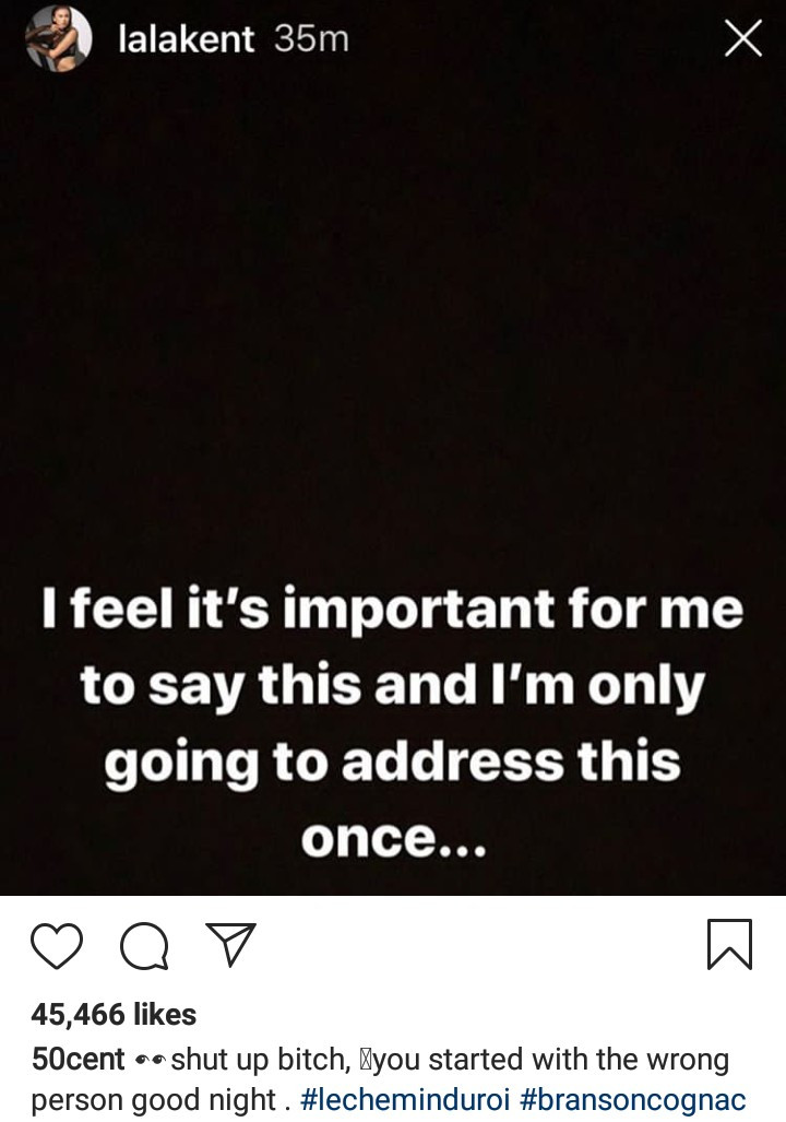50 Cent continues to drag Lala Kent as their feud is reignited