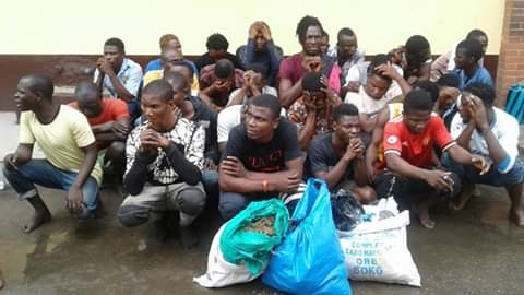 Lagos State Task Force raids surroundings of