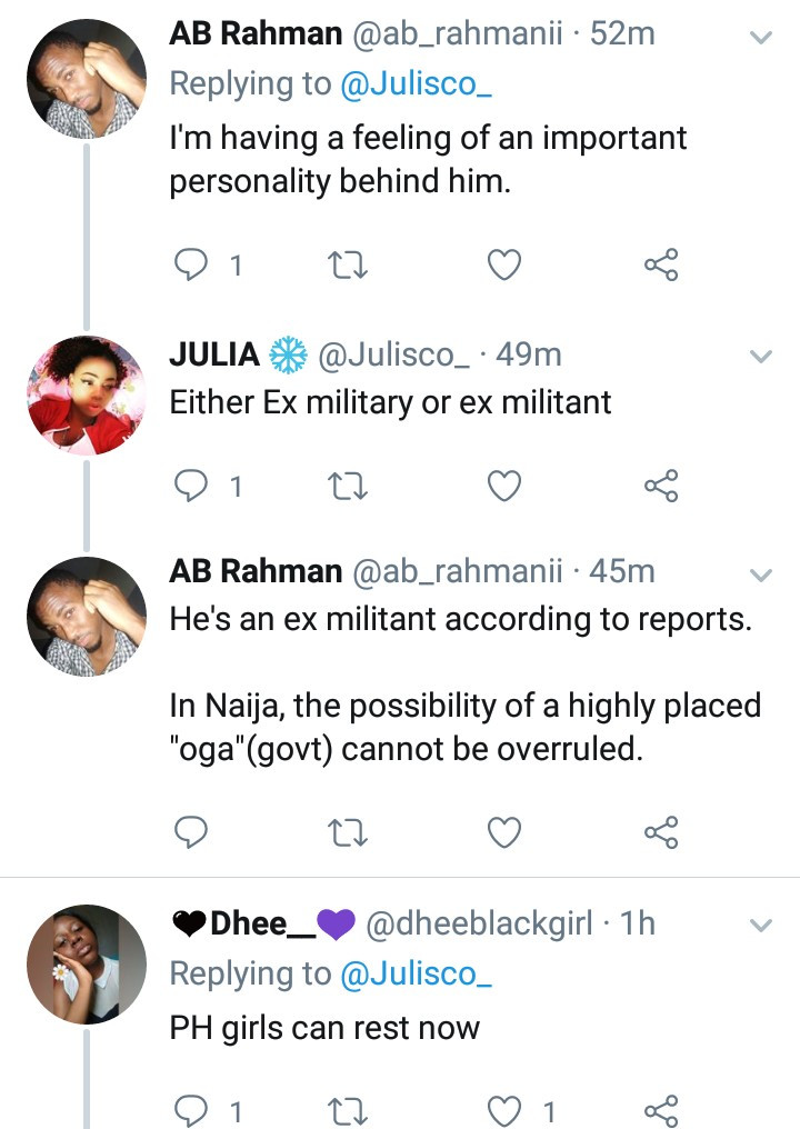 Nigerians react as suspected Port Harcourt serial killer is seen having rice and water while being paraded