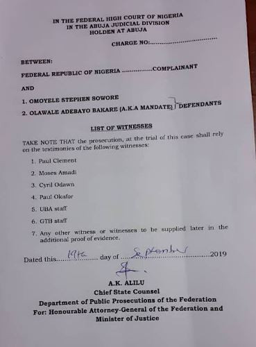 DSS files seven fresh charges against Omoyele Sowore including;