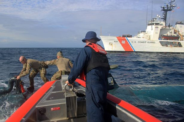  US Coast Guard intercept submarine carrying six tones of cocaine worth ?133 million