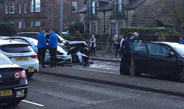 Footballer Jermain Defoe involved in three-car crash in Scotland (Photos)