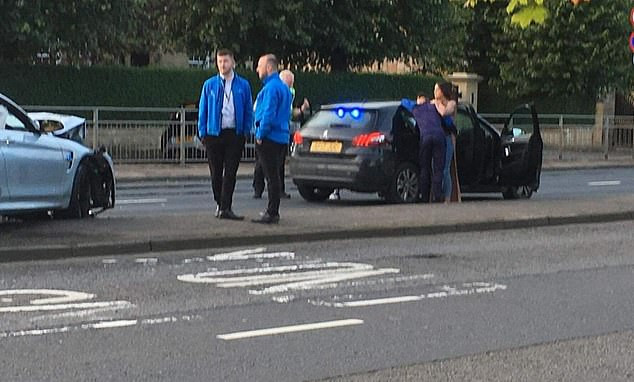 Footballer Jermain Defoe involved in three-car crash in Scotland (Photos)