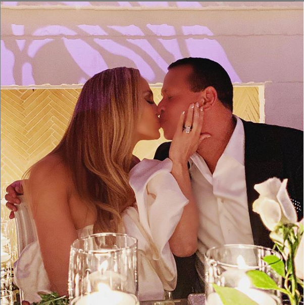 Jennifer Lopez and Alex Rodriguez throw engagement party with family and friends (Photos)