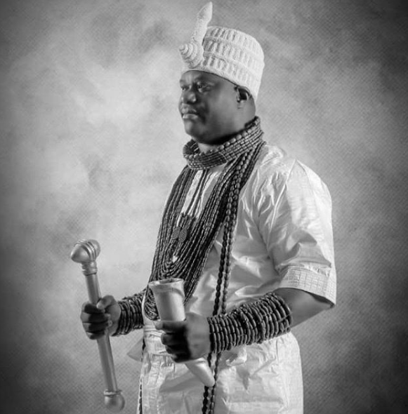 Photos: Ooni of Ife rocks?the official ceremonial outfit from time immemorial to celebrate 