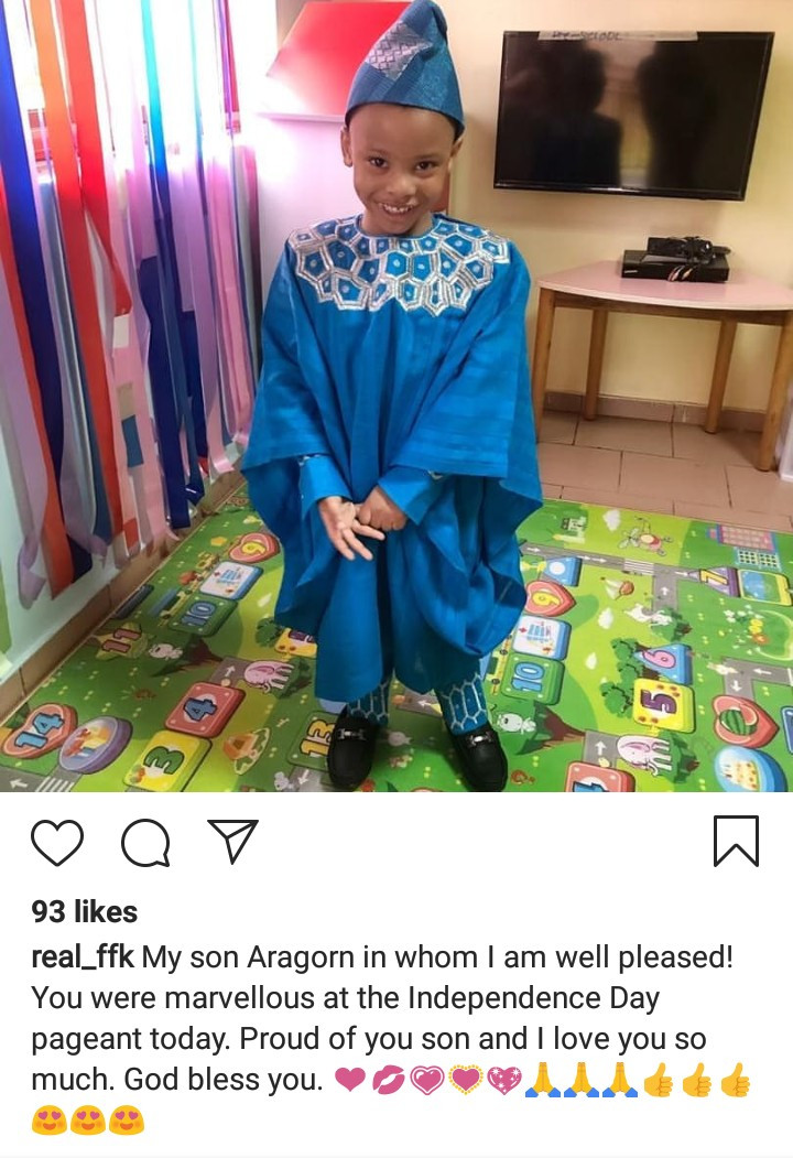 Celebrity kids pictured rocking traditional attires for their school