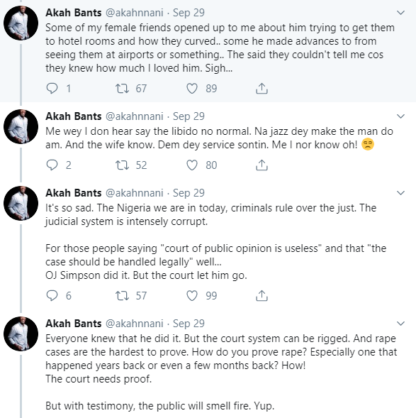 A family friend of a lady who COZA pastor got pregnant and died during an abortion reached out to me- Akan Nnani