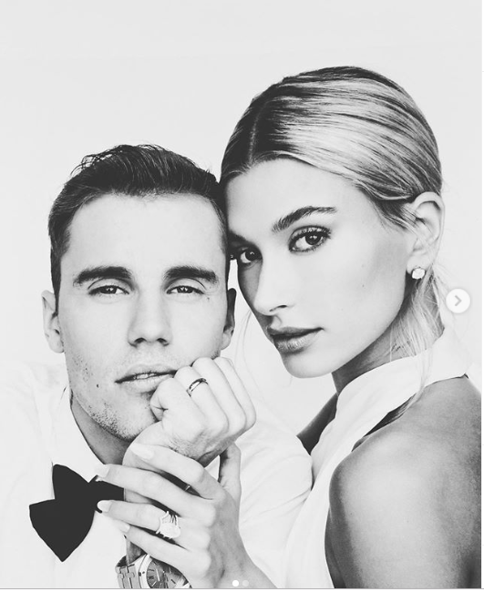 Hailey and Justin Bieber flaunt 0k worth of jewels including their wedding bands in new intimate wedding portraits (Photos)