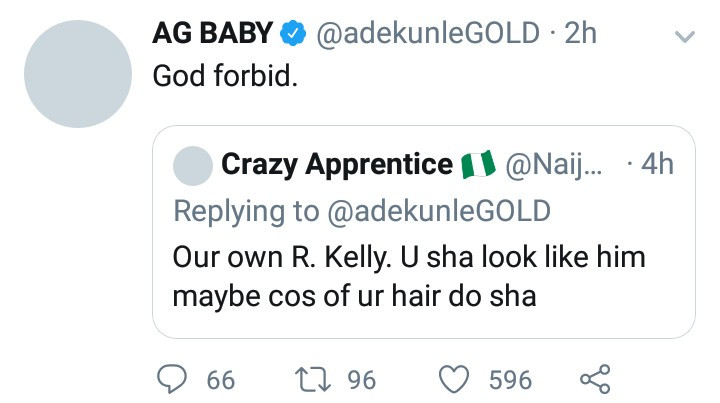 Adekunle Gold responds to claims he is "our own R.Kelly"