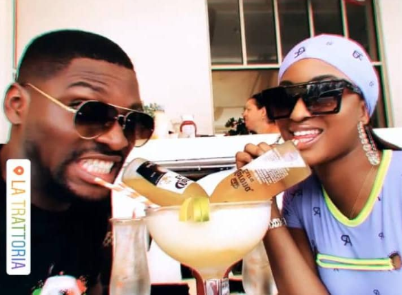 Ex-BBNaija housemates, Tobi Bakre and Kim Oprah vacation in Florida ( Photos)
