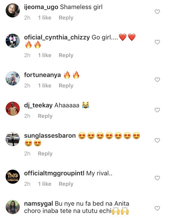 Fans react as Anita Joseph allows boyfriend to tap her ass while giving him an erotic dance (video)