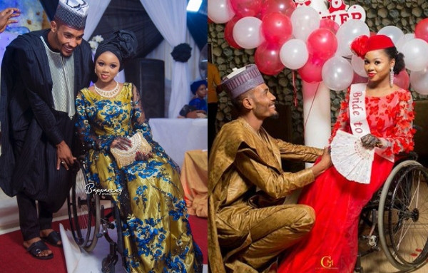 Physically challenged Nigerian lady marries 