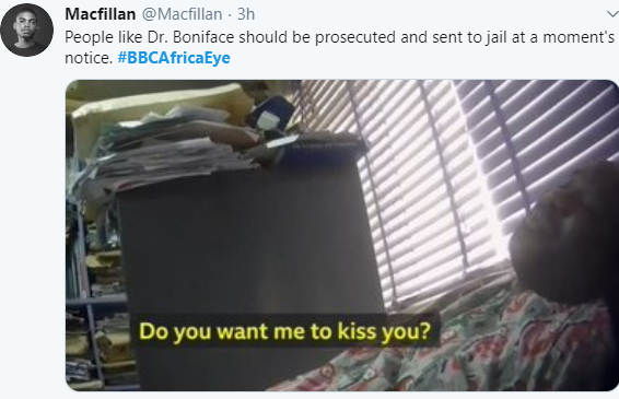 Nigerians and Ghanaians react as lecturers are caught on camera asking students for sex in exchange for favours