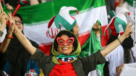 Iranian women finally enter football stadium for first time in 40 years; watch their team beat Cambodia 14-0 (photos)