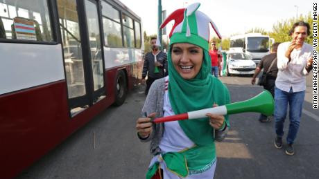 Iranian women finally enter football stadium for first time in 40 years; watch their team beat Cambodia 14-0 (photos)