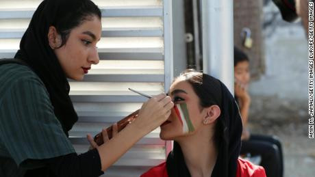 Iranian women finally enter football stadium for first time in 40 years; watch their team beat Cambodia 14-0 (photos)