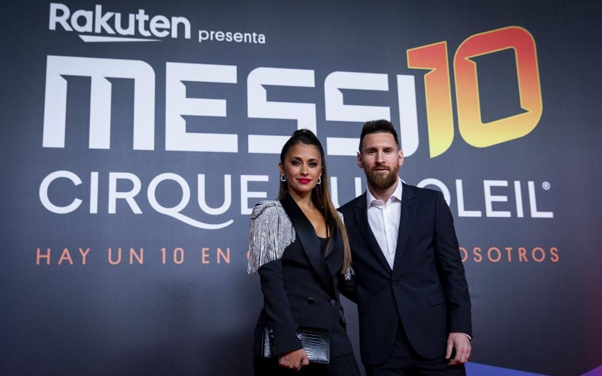 Lionel Messi steps out with his wife Antonella Roccuzzo for Premiere of