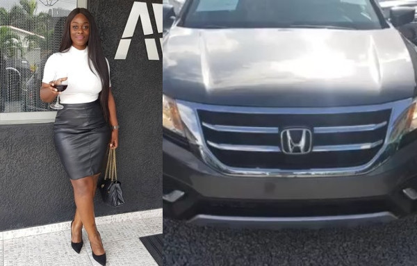Uriel buys her first car (video)