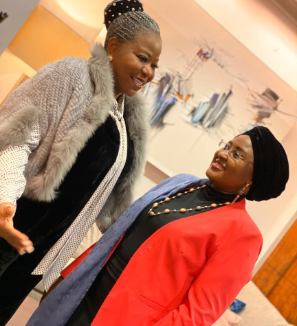 After two months in UK, Aisha Buhari returns to Abuja (Photo)