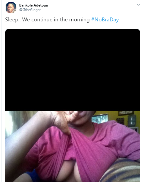  #No Bra Day: Women showcase their boobs as they go bra-free?(Photos)