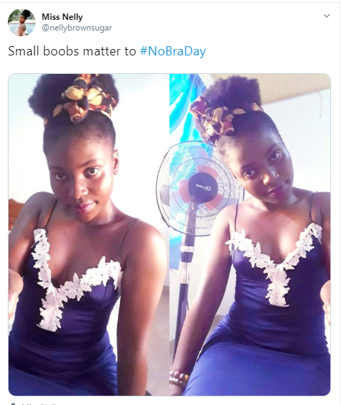 #No Bra Day: Women showcase their boobs as they go bra-free?(Photos)