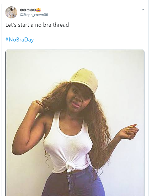  #No Bra Day: Women showcase their boobs as they go bra-free?(Photos)