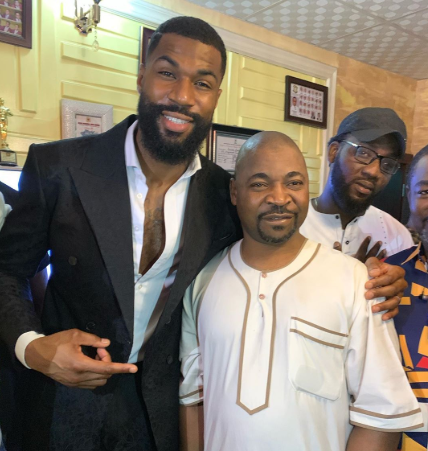 Ex-BBNaija housemate, Mike finally meets MC Oluomo in Lagos (Photos)