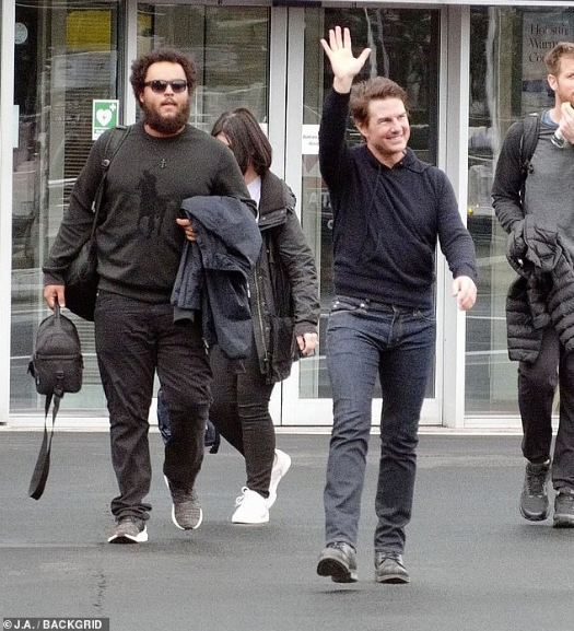 Rare photo of Tom Cruise