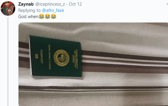 Twitter users react as Nigerian lady celebrates acquiring Canadian and UK passports