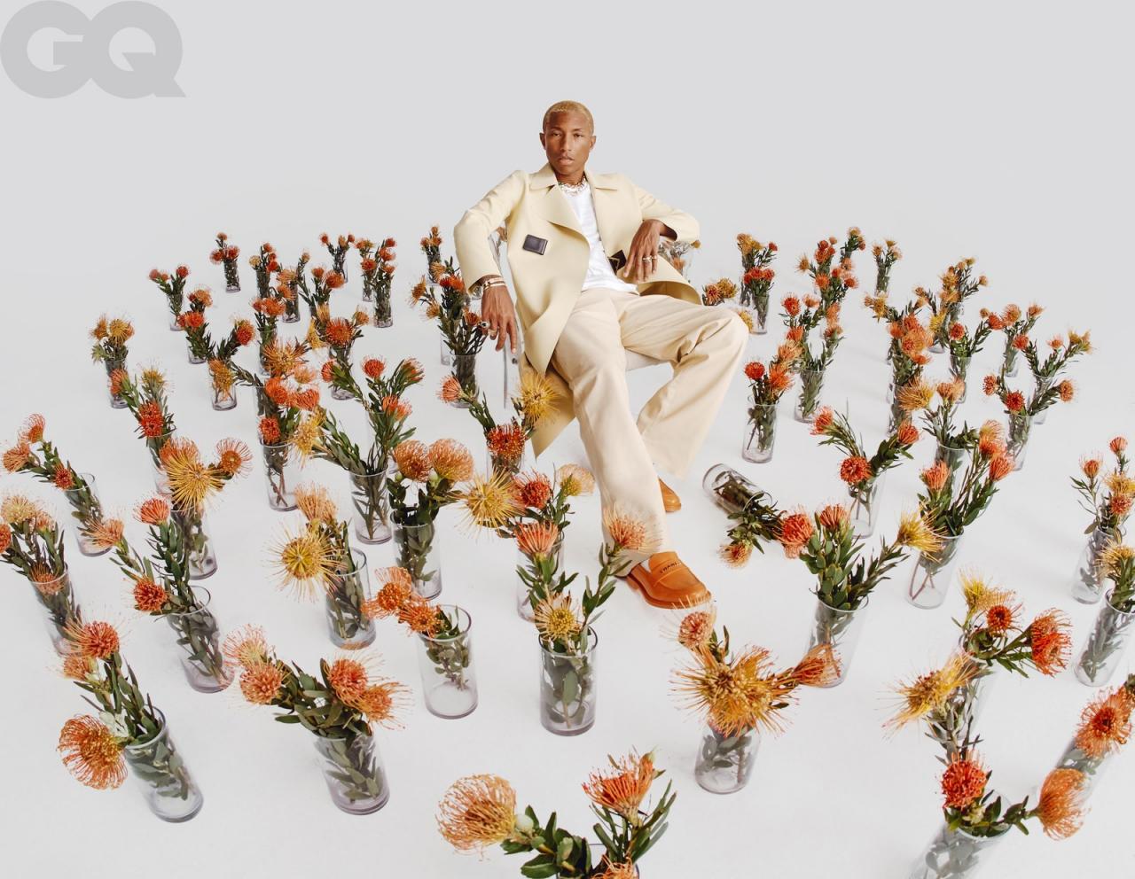 Pharrell Williams speaks on evolving masculinity and ?spiritual warfare? as he covers latest edition of GQ (Photos)