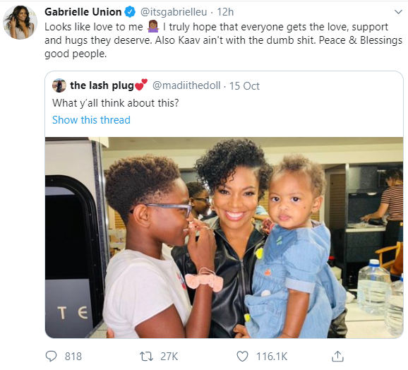Gabrielle Union defends her husband Dwyane Wade amid the backlash he got for referring to his son as his "girl"
