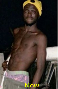 Nigerian Porn Star, Kingtblakhoc shares his before and after photos but fans think he is sick ( see photos)