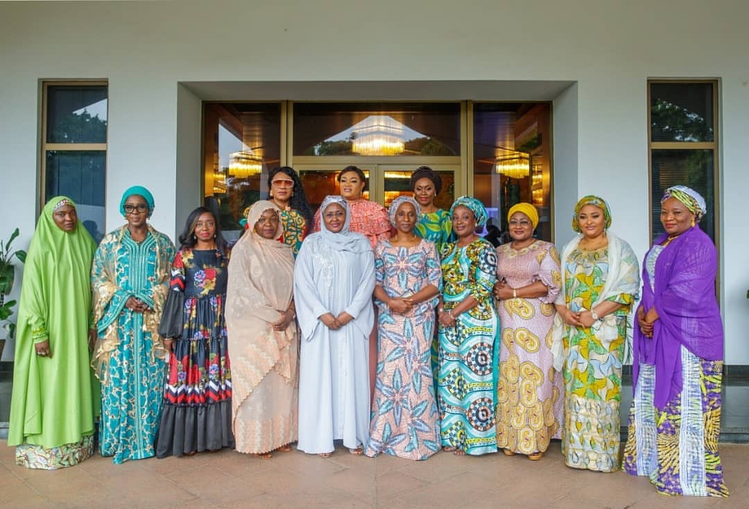 Wives of state governor, Senators, others pay Aisha Buhari courtesy visit