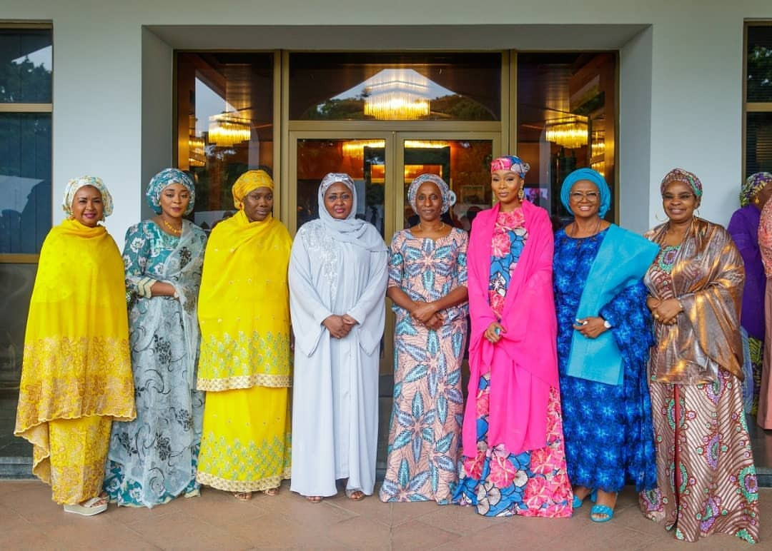 Wives of state governor, Senators, others pay Aisha Buhari courtesy visit