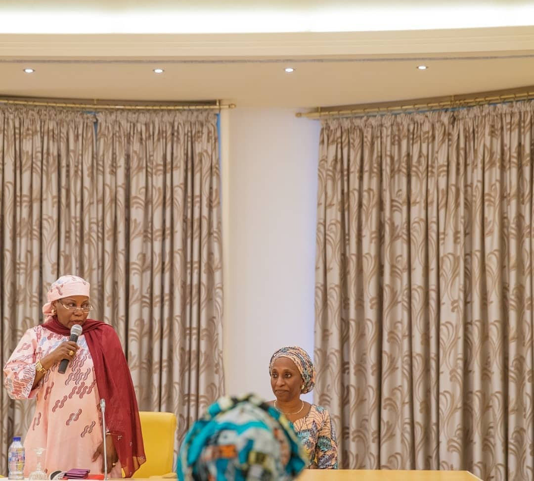 Wives of state governor, Senators, others pay Aisha Buhari courtesy visit