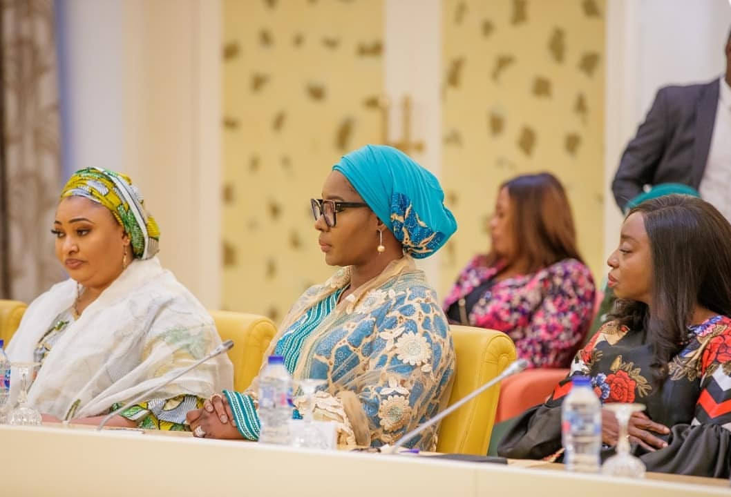Wives of state governor, Senators, others pay Aisha Buhari courtesy visit